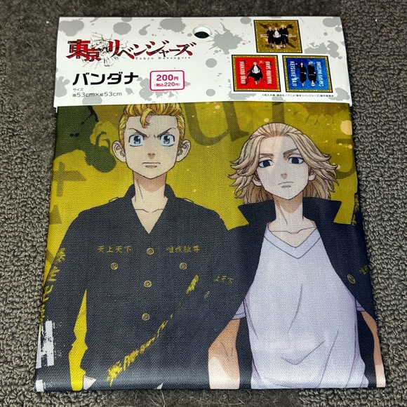 Tokyo Revengers Anime Bandana Officially Licensed Tokyo Manji Gang Toman Japan - Picture 1 of 8